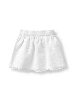 Janie and Jack Embroidered Rose Skirt Sz 12